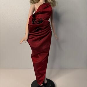 1995 Gene Doll Clothes Dress Red Venus 40s Mel Odom Outfit 90s Clothing